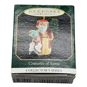 Hallmark Keepsake Ornament 1999 Centuries Of Santa Collectors Series Miniature